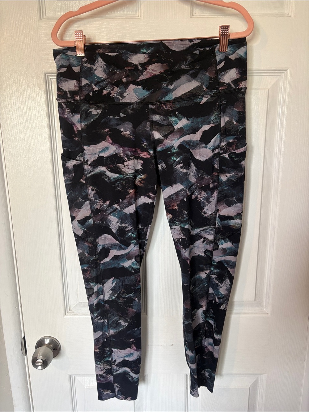Lululemon Women’s High-Waist Printed Active Leggings - Black Multi